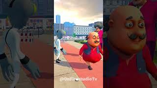 OHIO Motu Patlu Chase Scary Teacher with Ben 10 #ytshorts #viral