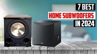  Best Home Subwoofers of 2024   Top 7 Best Home Subwoofers of 2024