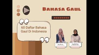 TRENDING SOSMED 60 Daftar Bahasa Gaul di Indonesia