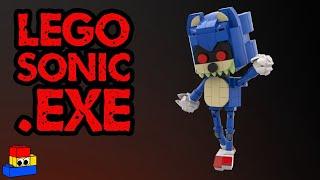 Building Sonic.exe out of LEGO