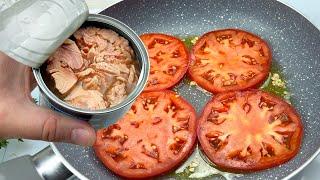 Do you have canned tomatoes and tuna at home?2 Easy quick and very tasty recipes # 162