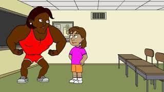 Dora Meets Mrs. Muscle Woman Christina