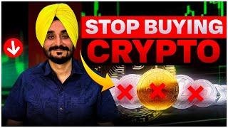 Why You Should STOP Buying Crypto Now  Jasmeet Chhabra Finance