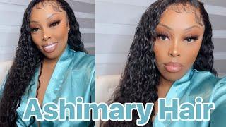 BEAUTIFUL WATER WAVE HAIR HD FULL LACE WIG Ft. Ashimary Hair 