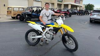 Riding the all new Suzuki RMZ 450