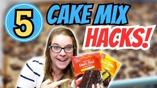 5 INCREDIBLY BRILLIANT Boxed Cake Mix Hacks  Dessert Recipes that are SUPER EASY & Delicious