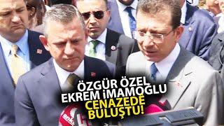 Özgür Özel ve Ekrem İmamoğlu iş insanı Can Kıraçın cenaze namazında buluştu