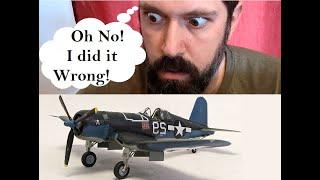 How to fix stupid mistakes when building scale models