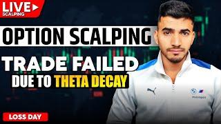 Live Options Scalping Trade Failures Due to Theta Decay