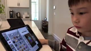 Minecraft on an IPad with Ryo’s play time for beginners. Pt. 1