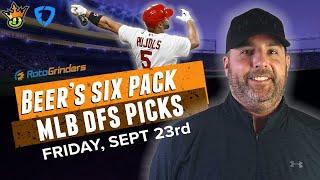 DRAFTKINGS & FANDUEL MLB PICKS TODAY 9-23-22 DFS 6 PACK