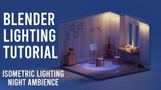 Blender Lighting Tutorial  Isometric Lighting  For Beginners