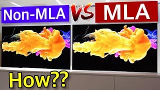 MLA OLED Panel Explained - The Secret behind 2100-Nit OLEDs