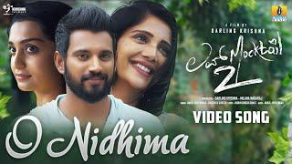 O Nidhima - 4K Video Song  Darling Krishna Milana Nagaraj Rakshita Suresh Nakul Abhyankar