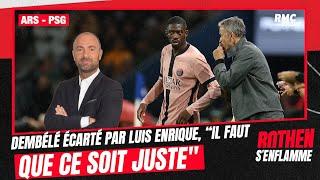 Arsenal-PSG  Dembélé écarté par Luis Enrique il faut que ce soit juste estime Dugarry