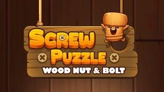 Screw Puzzle Wood Nut & Bolt by Falcon Game Studio IOS Gameplay Video HD