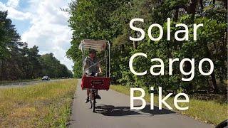 ZolarBoda Solar Cargo Bike - First Trip