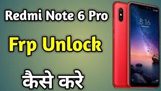 Redmi Note 6 Pro M1806E7TI FRP Unlock Google Account Bypass 2020 Without PC