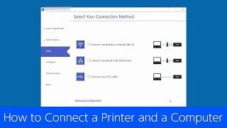 How to Connect a Printer and a Computer