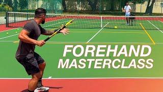 Forehand Contact Point Correction  3.5 NTRP Tennis Lesson