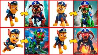 PAW PATROL as GIANT ZOMBIE MONSTER ZOMBIE ROBOTS ROBOT MONSTERS - All Characters Compilation