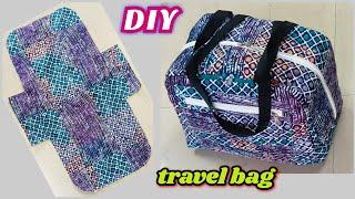 ट्रैवल बैग बनाने का आसान तरीका ll How to make easy method travel bag at home.