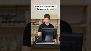 Horror movie trailers be like #shorts #funny #comedy