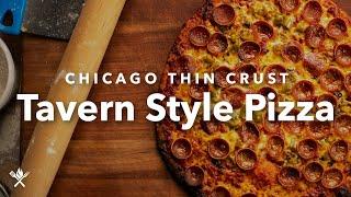 Chicago Thin Crust Tavern Style Pizza