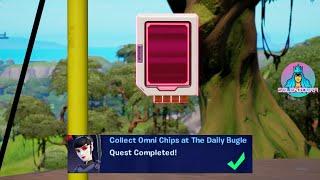Collect Omni Chips at The Daily Bugle 3  Fortnite Omni Sword Quests