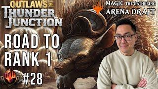 Turn 3 Tumblewagg GG  Mythic 28  Road To Rank 1  OTJ Draft  MTG Arena