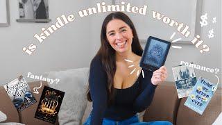 is kindle unlimited worth it?  my kindle and KU recommendations