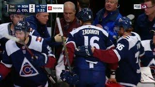 Травма Никиты Задорова  Zadorovs injury full episode with replay