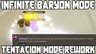 *INFINITE* BARYON MODE  TENTACION MODE REWORK  Shindo Life Newest Update