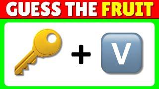Can You Guess The FRUIT By Emoji  Emoji Quiz