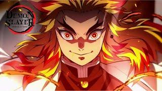 Rengoku kyojuro flame breathing five forms  Mugen train Arc