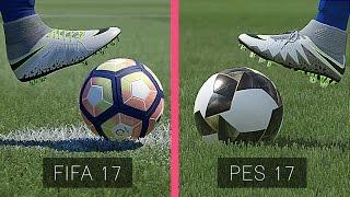 FIFA 17 Vs  PES 17 Graphics Comparison