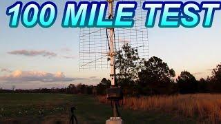 The All In One TV Antenna 100 mile Test