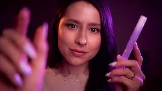  ASMR Removing negative energy for sleep  plucking tktk mouth sounds personal attention