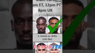 UFC Fight Night Paris Moicano vs Saint Denis Full Card Predictions #shorts #funny #meme #fyp #comedy