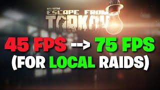 Escape From Tarkov PVE - How To Increase Your FPS In Solo Local Raids 0.14.9.5