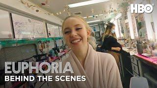 euphoria  set tour with sydney sweeney - behind the scenes of season 2  HBO