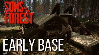 Sons of the Forest - Early Game Solo Base