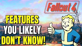 Fallout 4 HIDDEN MECHANICS You Might Not Know About
