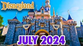 Disneyland Park - July 2024 Walkthrough + Updates Summertime at Disneyland 4K