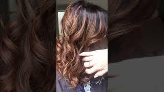 curly hair Highlighting #hair #hairstyling