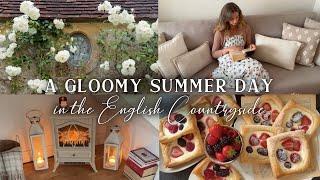 Gloomy Day In The Life  Home Reset Cosy baking Dreamy English Country Garden Slow Living Vlog UK