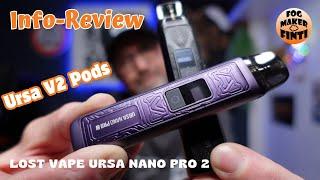 Lost Vape Ursa Nano Pro 2 Pod Kit  Info Review