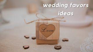 5 UNIQUE Wedding Favor Ideas Your Guests Will LOVE