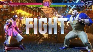 SF6  itazanKobayan Zangief Vs johntakeuchi Rashid  SF6 high Level Matchs