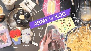 아미로그 My ARMY-log *ੈ RM day   handmaking pasta  packing my room  preparing for job interview ⌨️